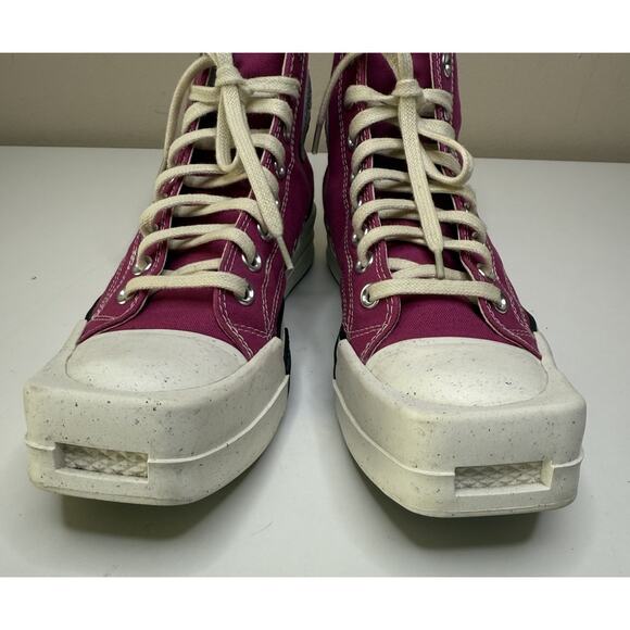 Rick Owens x Converse DRKSHDW TURBODRK Hi Top Pink A05685C Unisex Men 8 Wm 10 - Picture 5 of 12